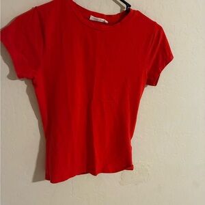 Cotton On Women's Bright Red Short Sleeve Tee